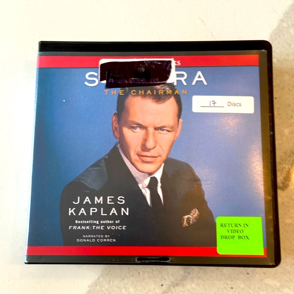 Sinatra The Chairman James Kaplan Voice Recorded CD Audiobook 17 disks set